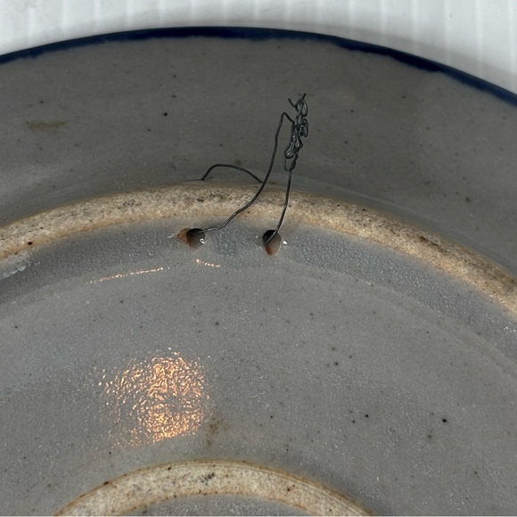 Ken Edwards Stoneware Pottery Bird Flowers Butterfly Plate Tonala Mexico 8” - Picture 4 of 6